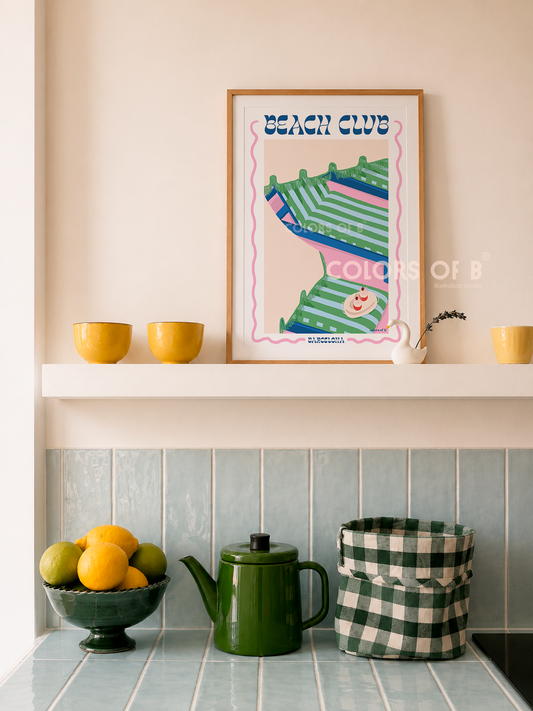 Beach Club print