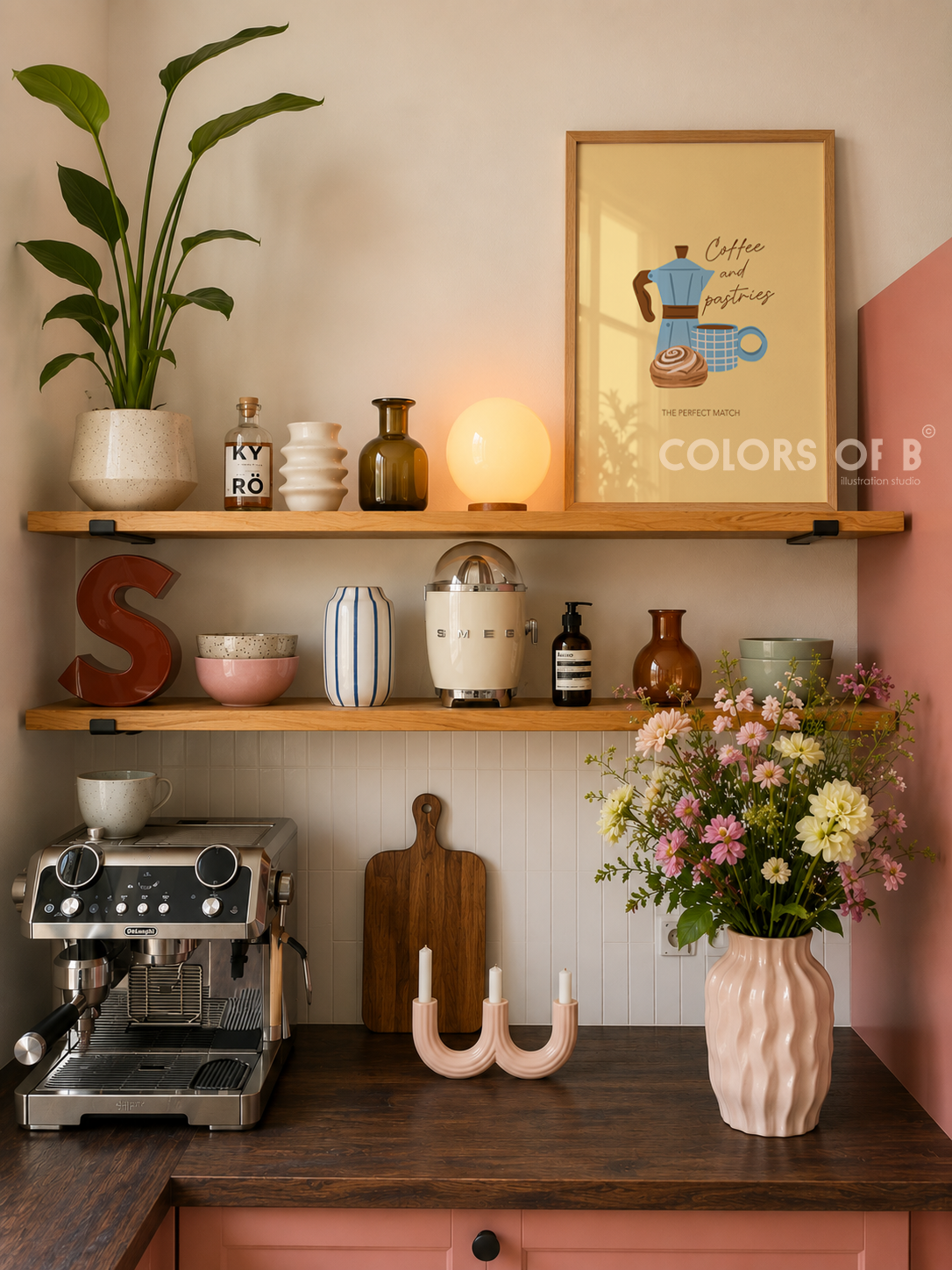Coffee and Pastries print