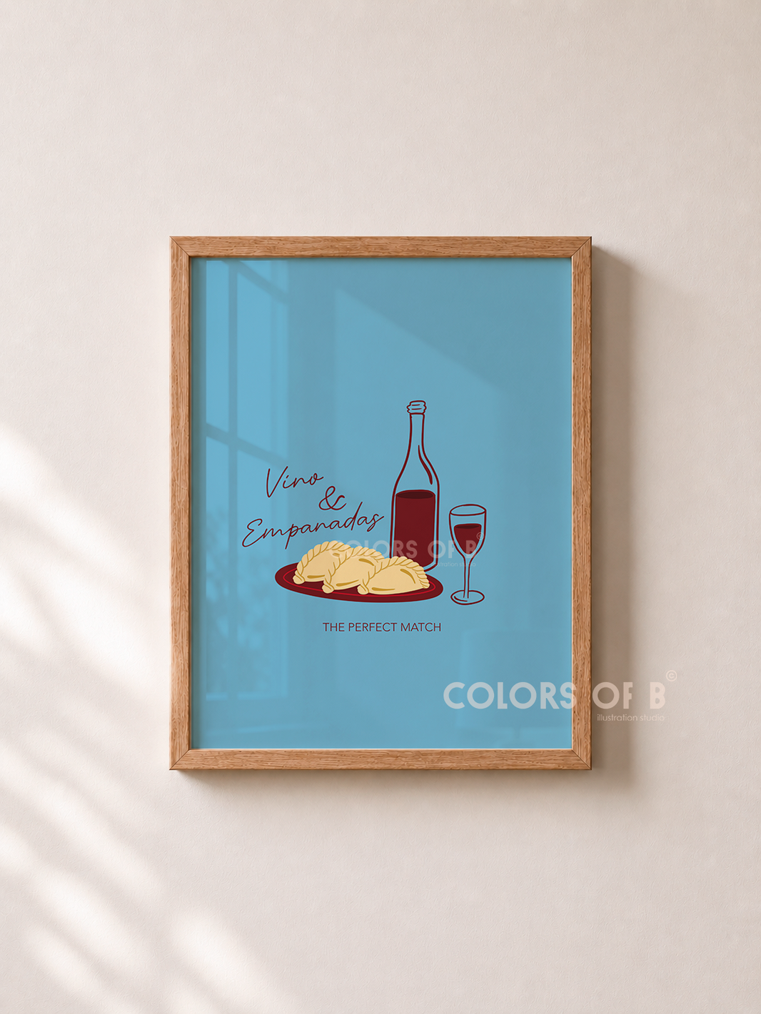 Vino and Empanadas print