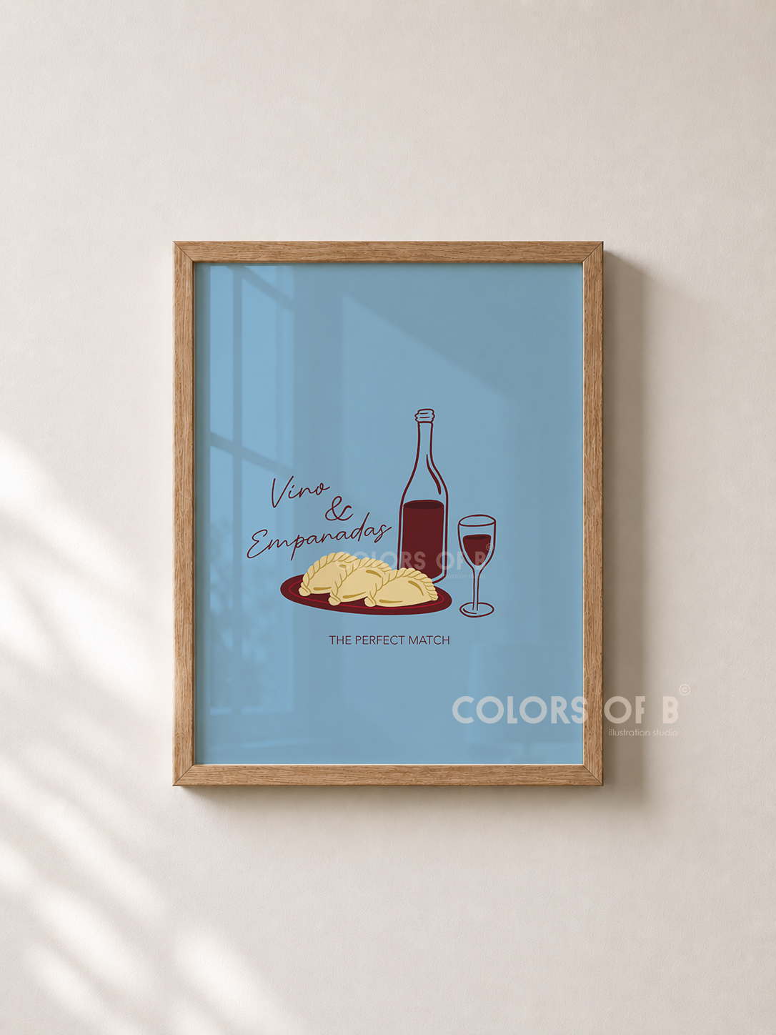 Vino and Empanadas print