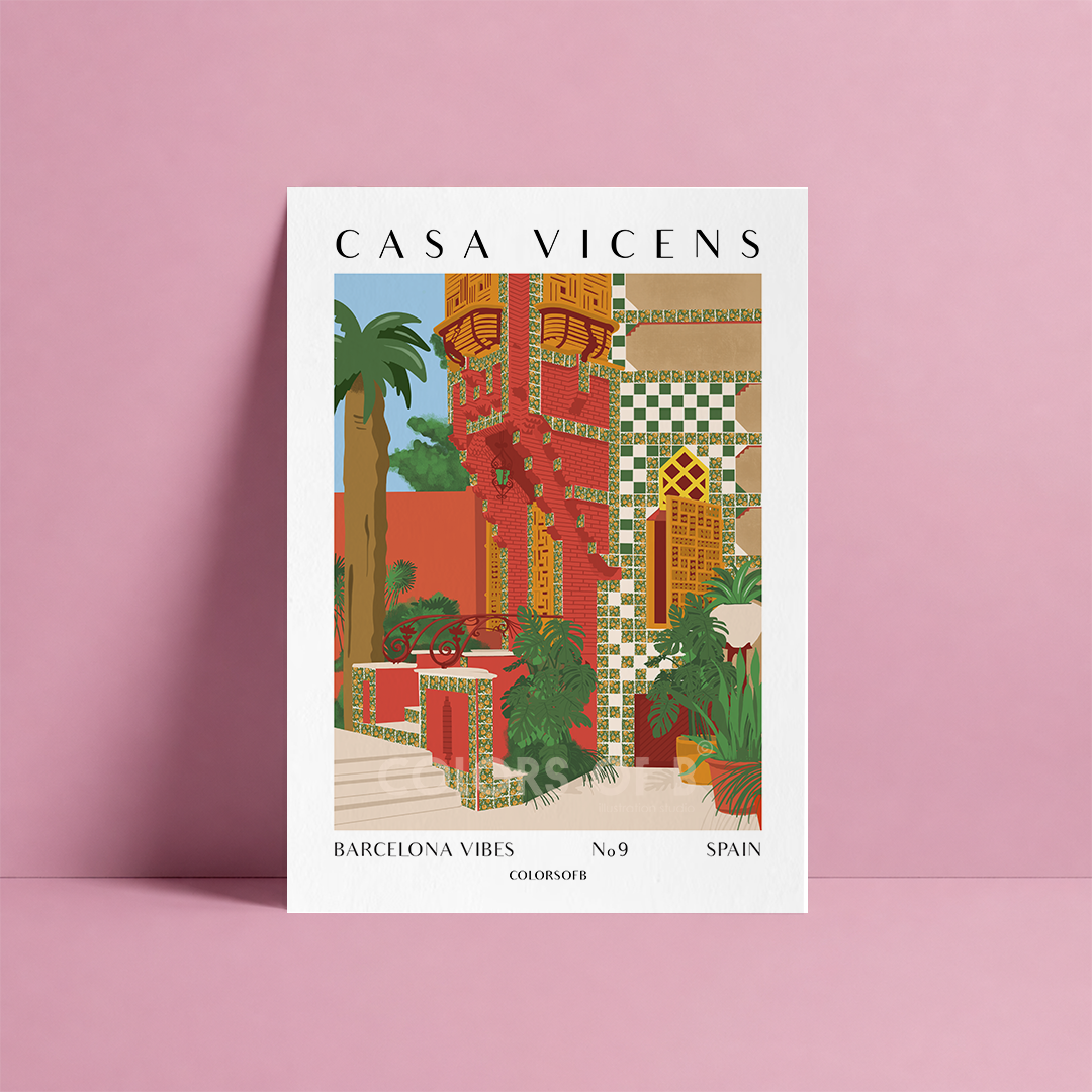 Casa Vicens print