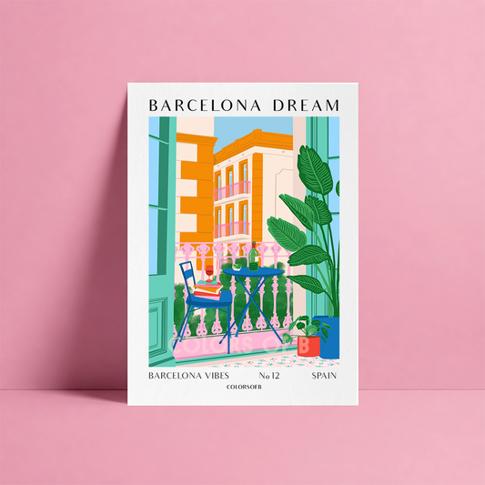 Barcelona Dream print