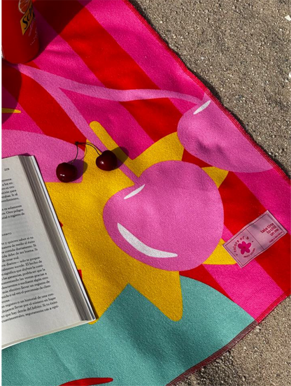 Cherry beach towel