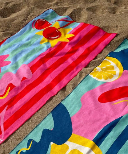 Cherry beach towel