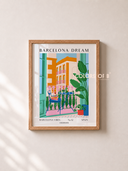 Barcelona Dream print