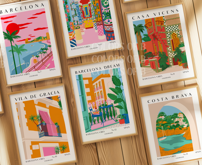 Barcelona Dream print