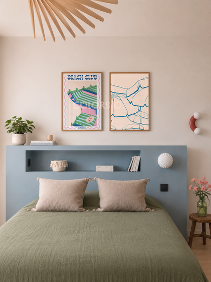 Beach Club print