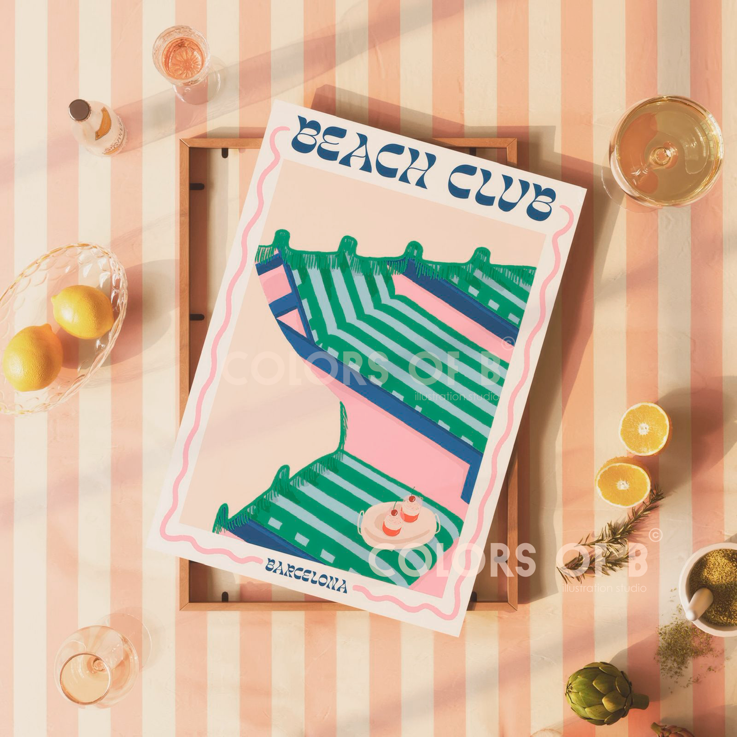 Beach Club print