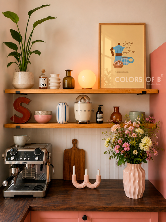 Coffee and Pastries print