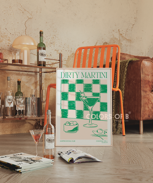 Dirty Martini print