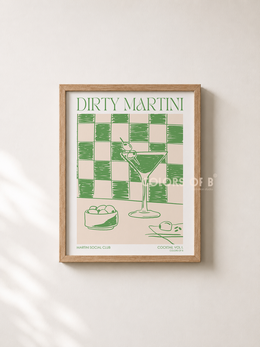 Dirty Martini print