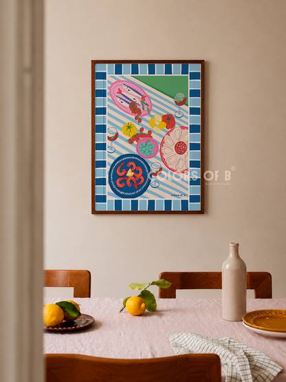 Mesa Mediterranea print