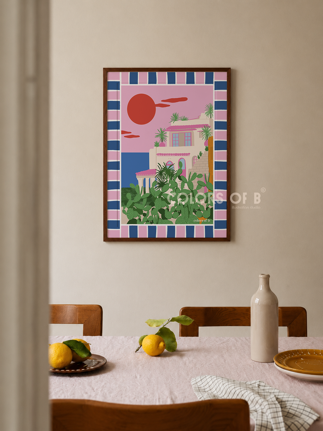 Sunset Ibiza print