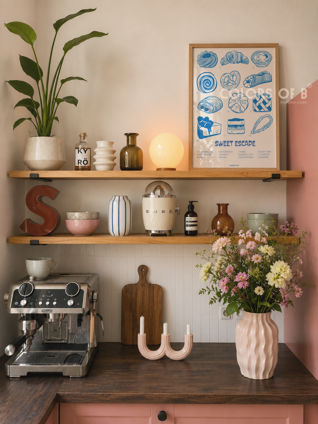 Sweet Escape Azul print