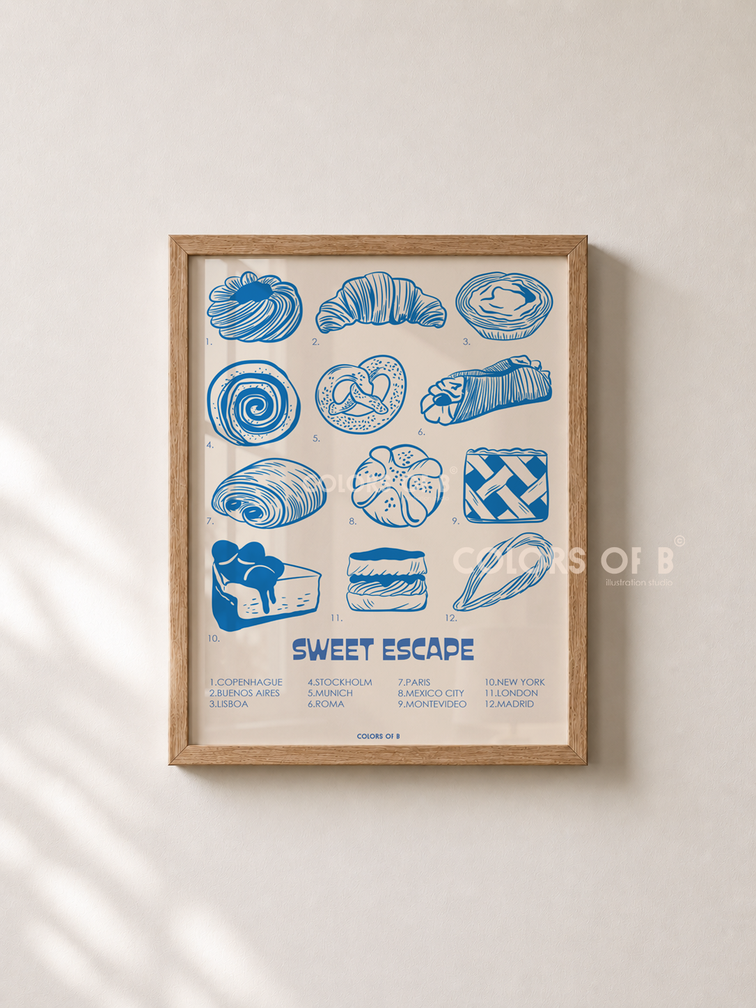 Sweet Escape Azul print