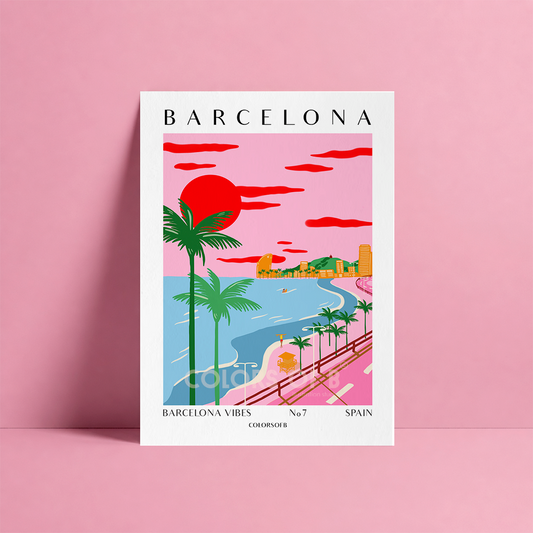 Barcelona print