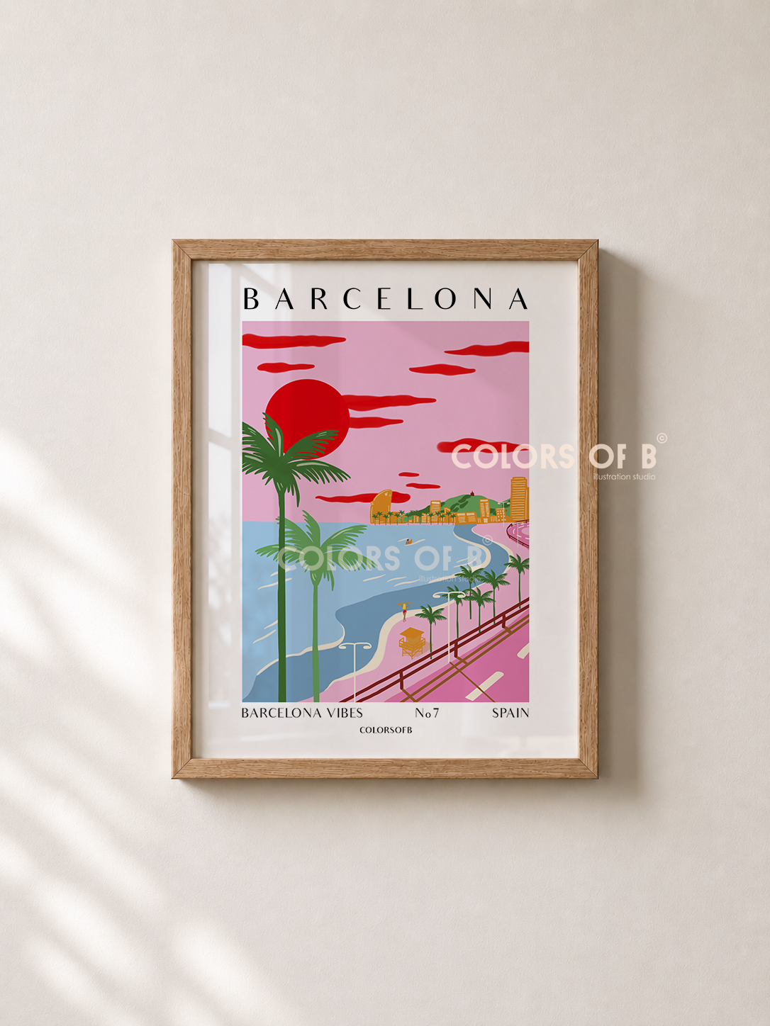 Barcelona print
