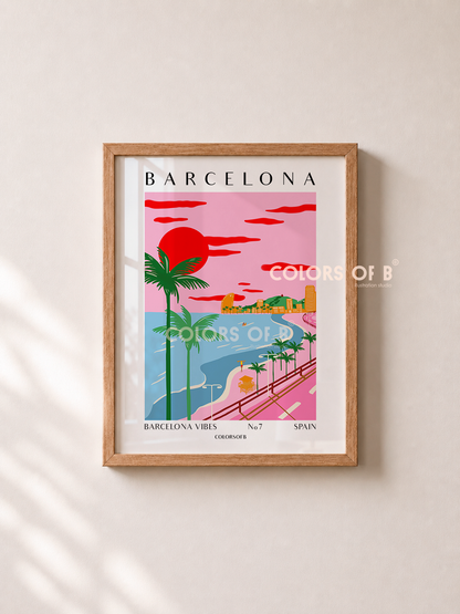 Barcelona print