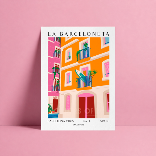 Barceloneta print