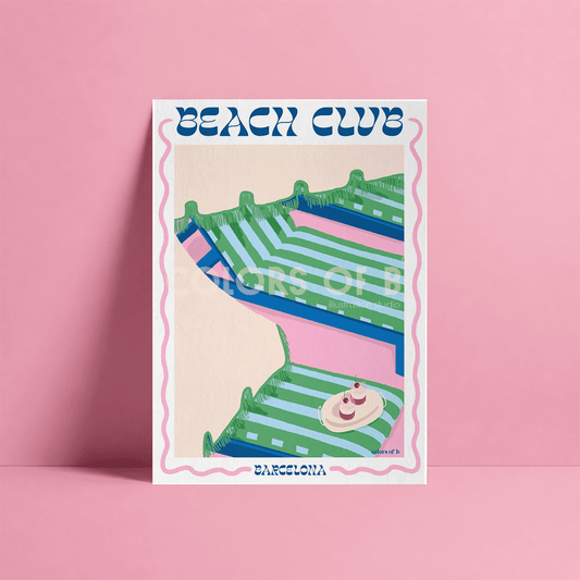 Beach Club print