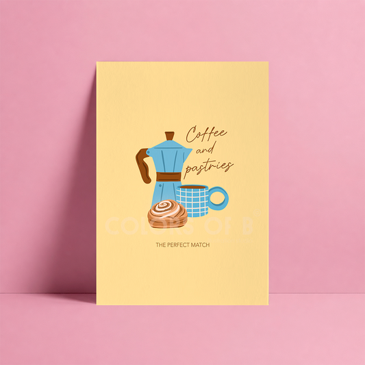 Coffee and Pastries print