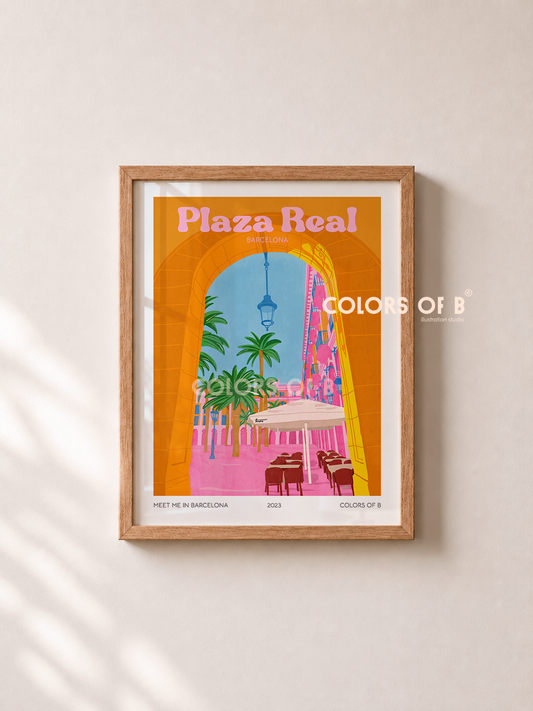 Plaza real print