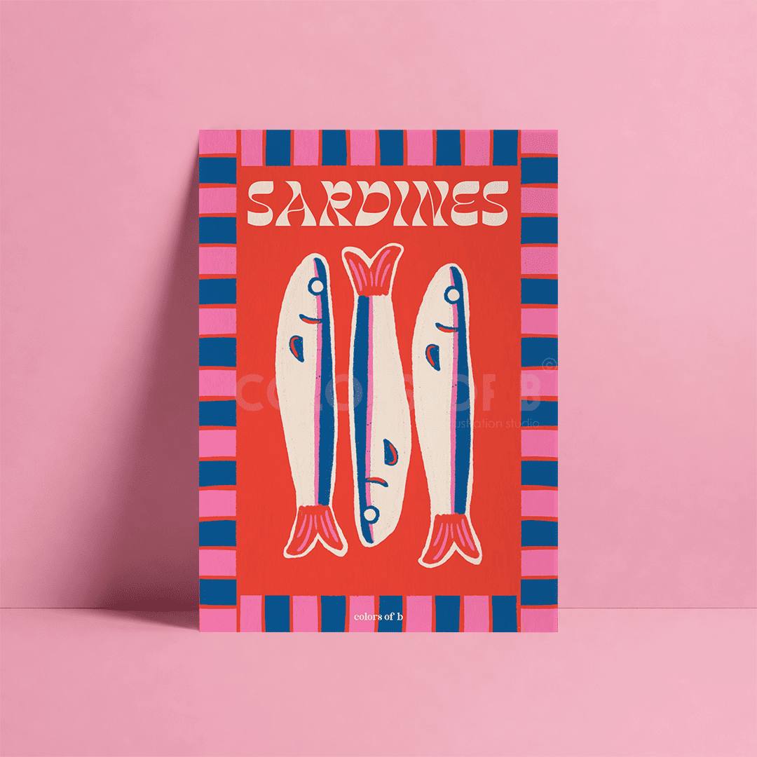 Sardines print