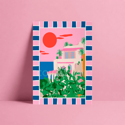 Sunset Ibiza print