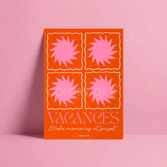 Vacances print