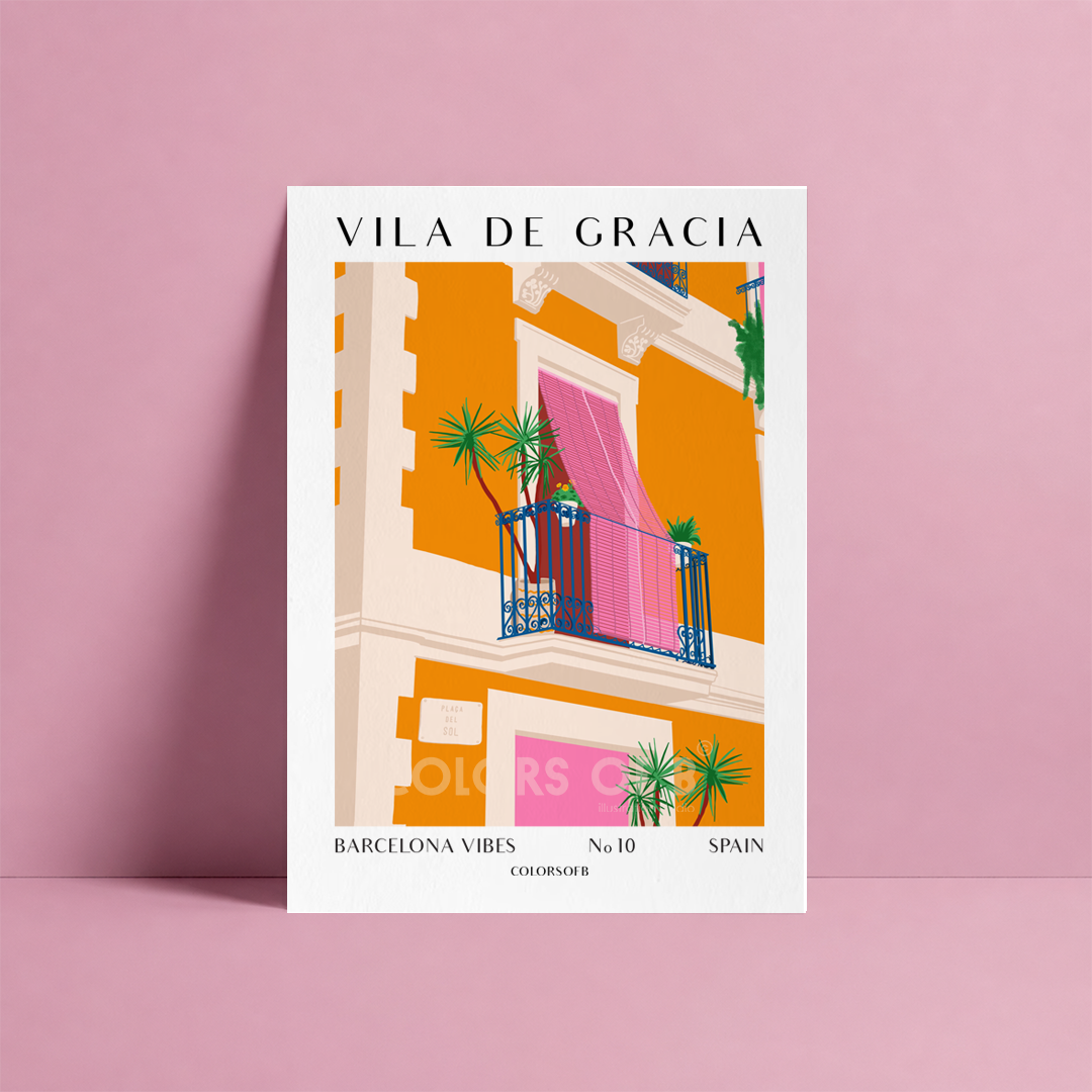 Vila de gracia print